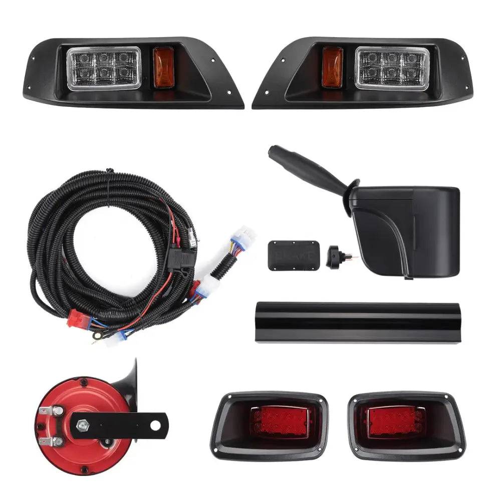 12V Deluxe Golf Cart LED Light Kit For EZGO TXT 1996-2013
