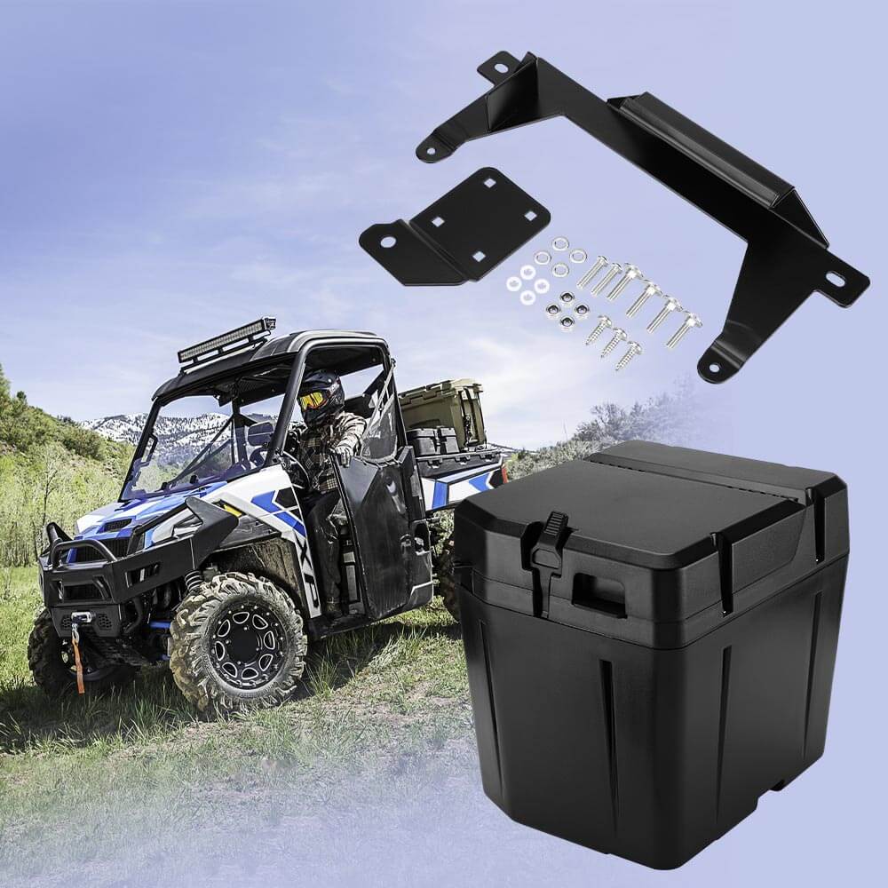 2’’ Tie Down Anchors & Under Seat Storage Box For Polaris Ranger 1000 XP