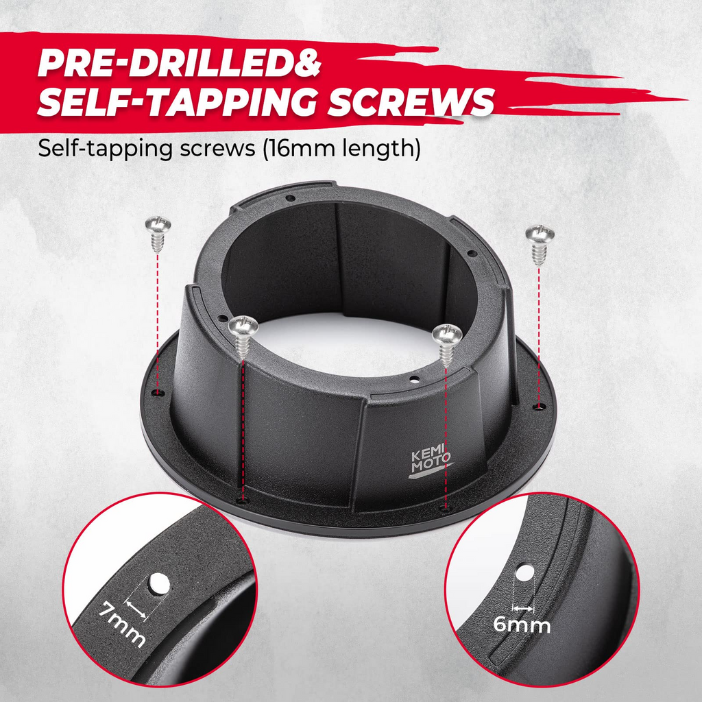 6.5 Inch Mount Speaker Pod For UTVs RVs Cars Boats Trunks Trailers