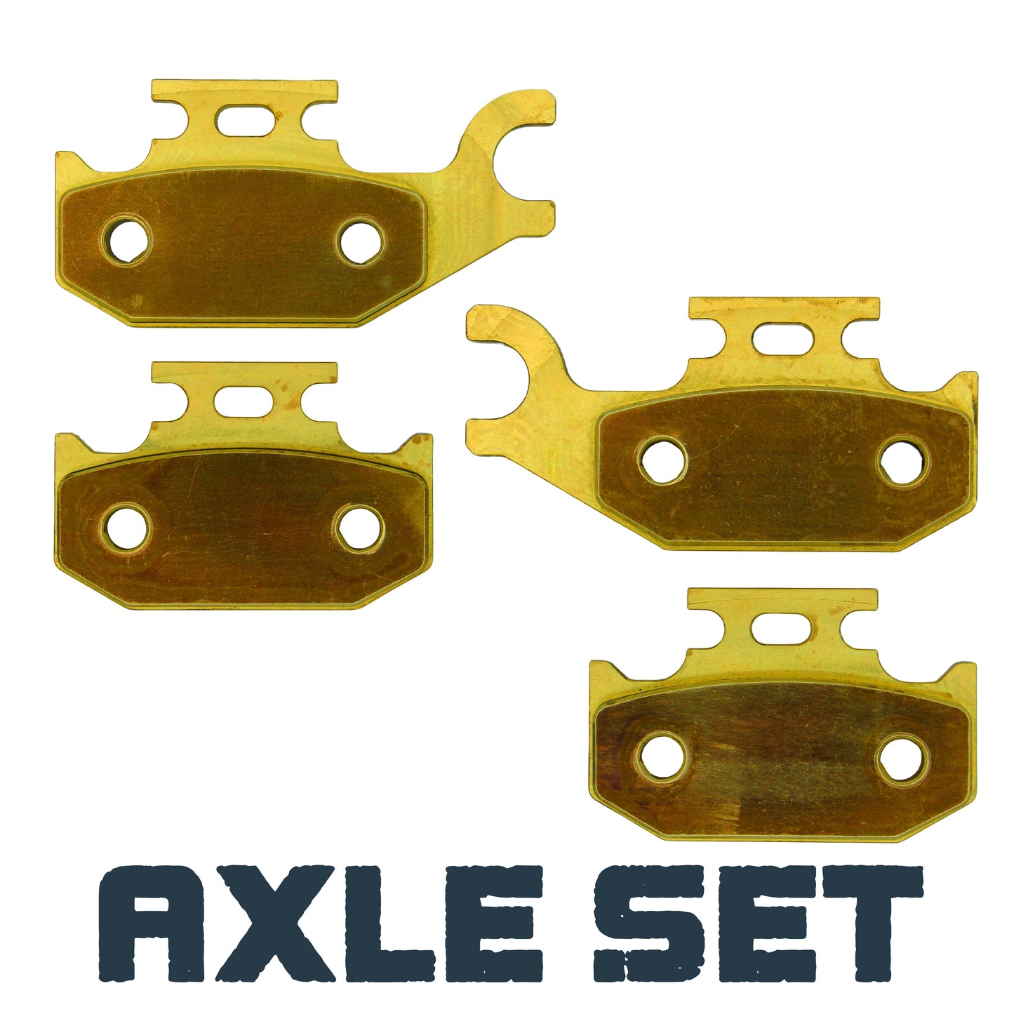 Can-Am Maverick 2013-2018 Brass Brake Pad Set - Rear Axle Set - Brake Pads