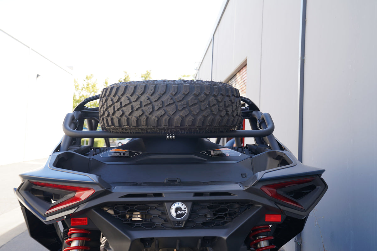 Can-Am Maverick R Max Dual Clamp Spare Tire Mount - Spare Tire Mounts