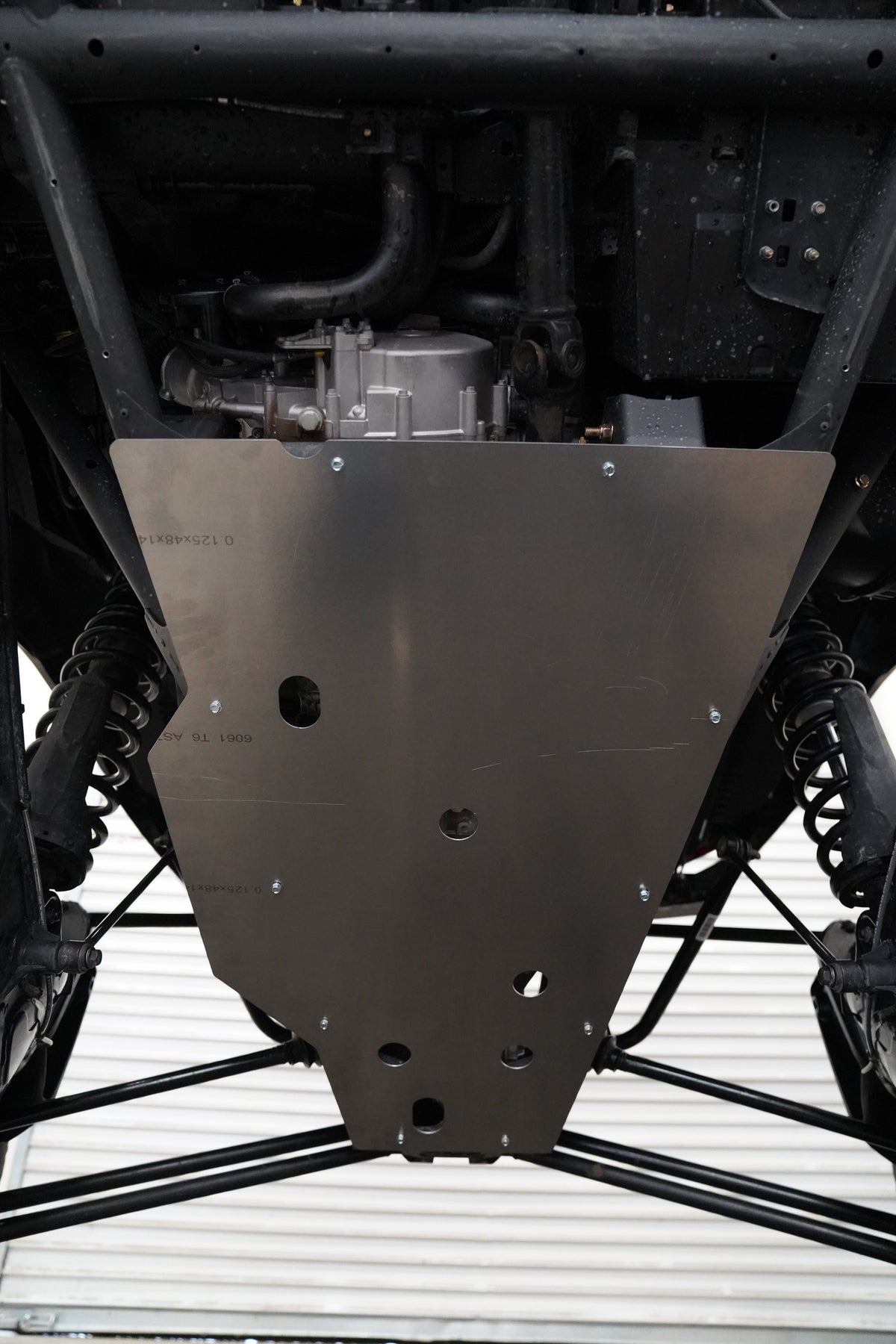 Can-Am Maverick R Max UHMW Rear Skid Plate - 1/2’’ / Add X-Brace - Skid Plates - Other