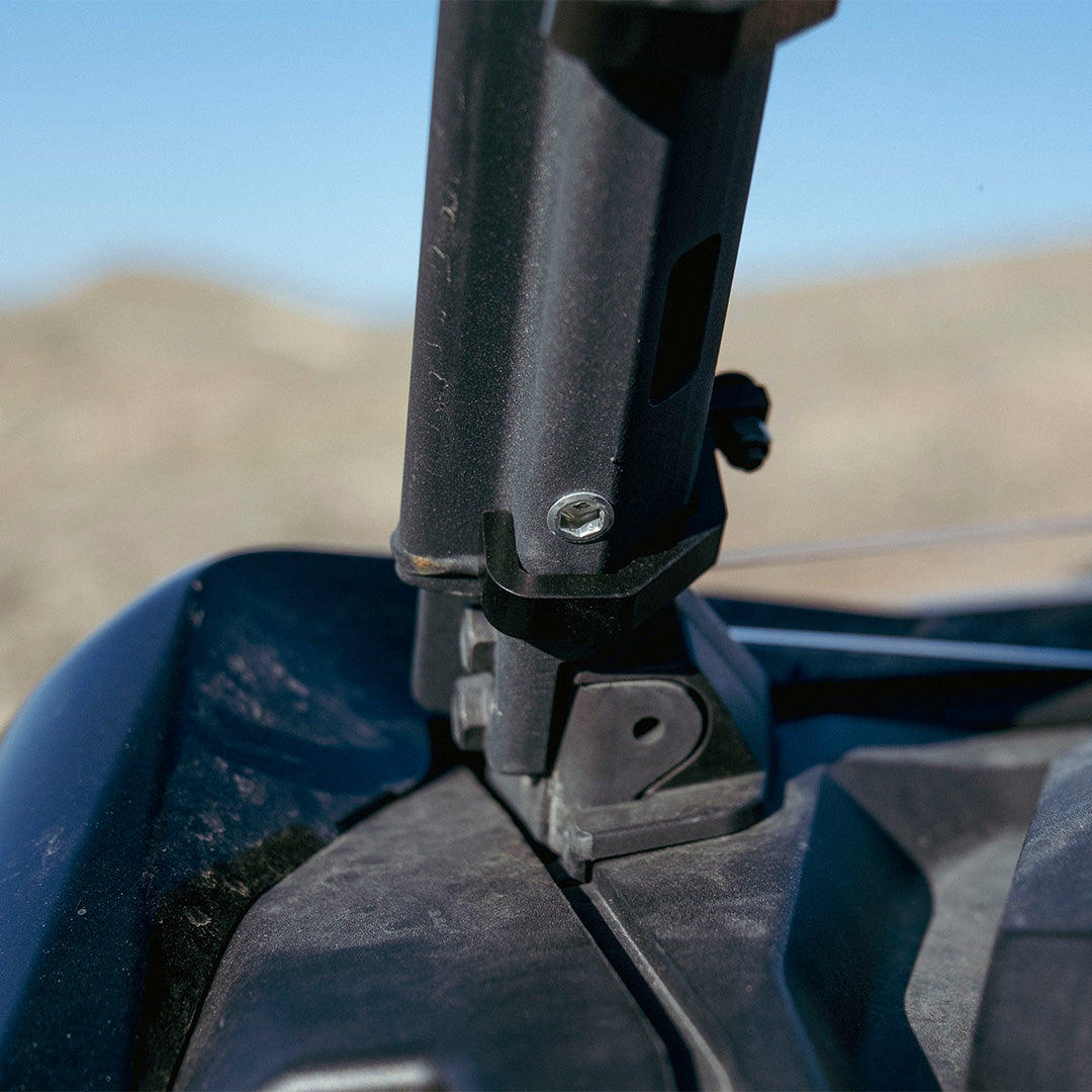 Commander/Maverick Sport/ Maverick Trail Polycarbonate Half Front Windshield - Polycarbonate Front Windshield