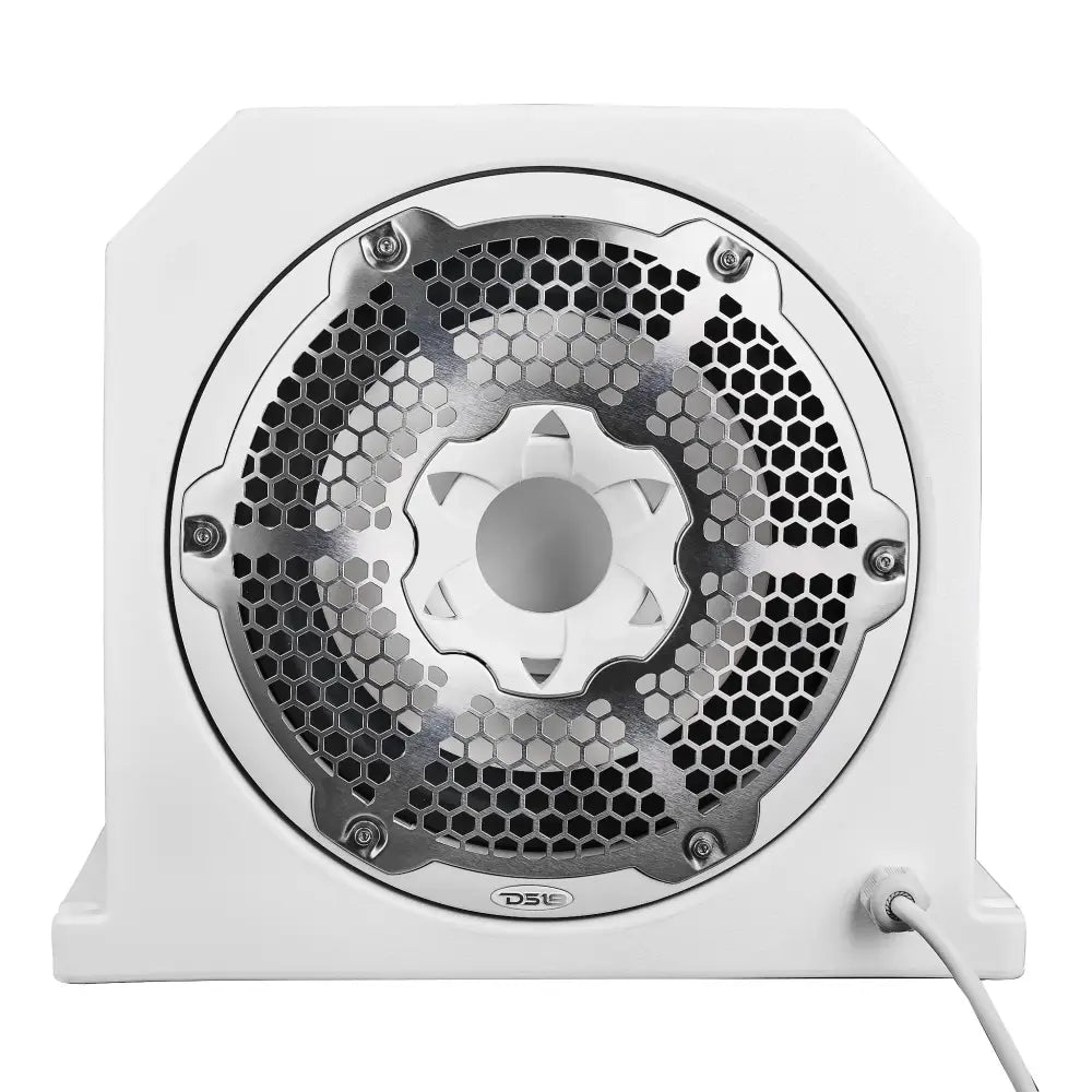 Daul 10’’ Marine Subwoofer Enclosure with 10’’ Passive Radiator and LED RGB Lights 350 Watts Rms 4-Ohm (NXL-10SUB