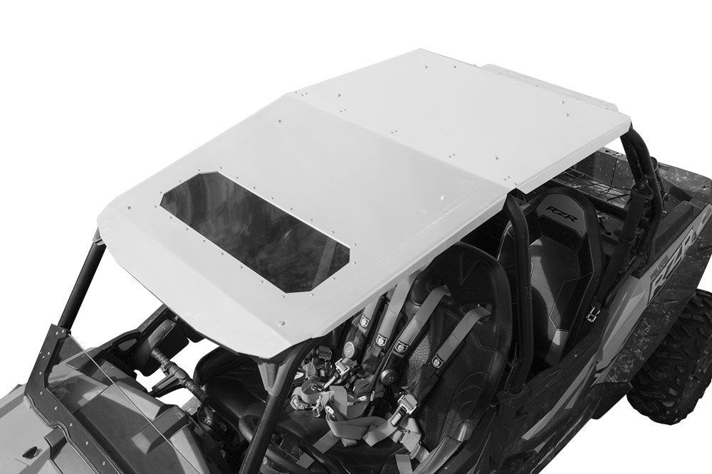 Fast Back Aluminum Roof RZR 900 4 1000 4 XPT 4 WITH SUNROOF - White - Roof