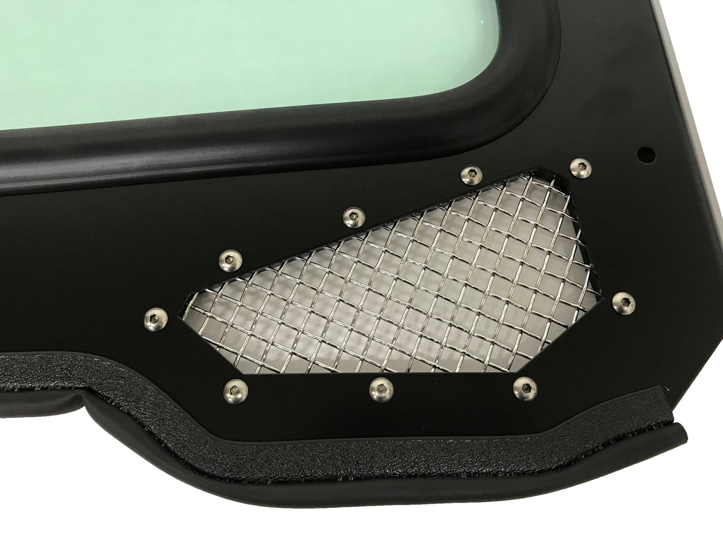 Glass Windshield for CAGEWRX Baja Spec Cage 2014-2018 RZR XP Turbo XP 1000 - Glass Front Windshield