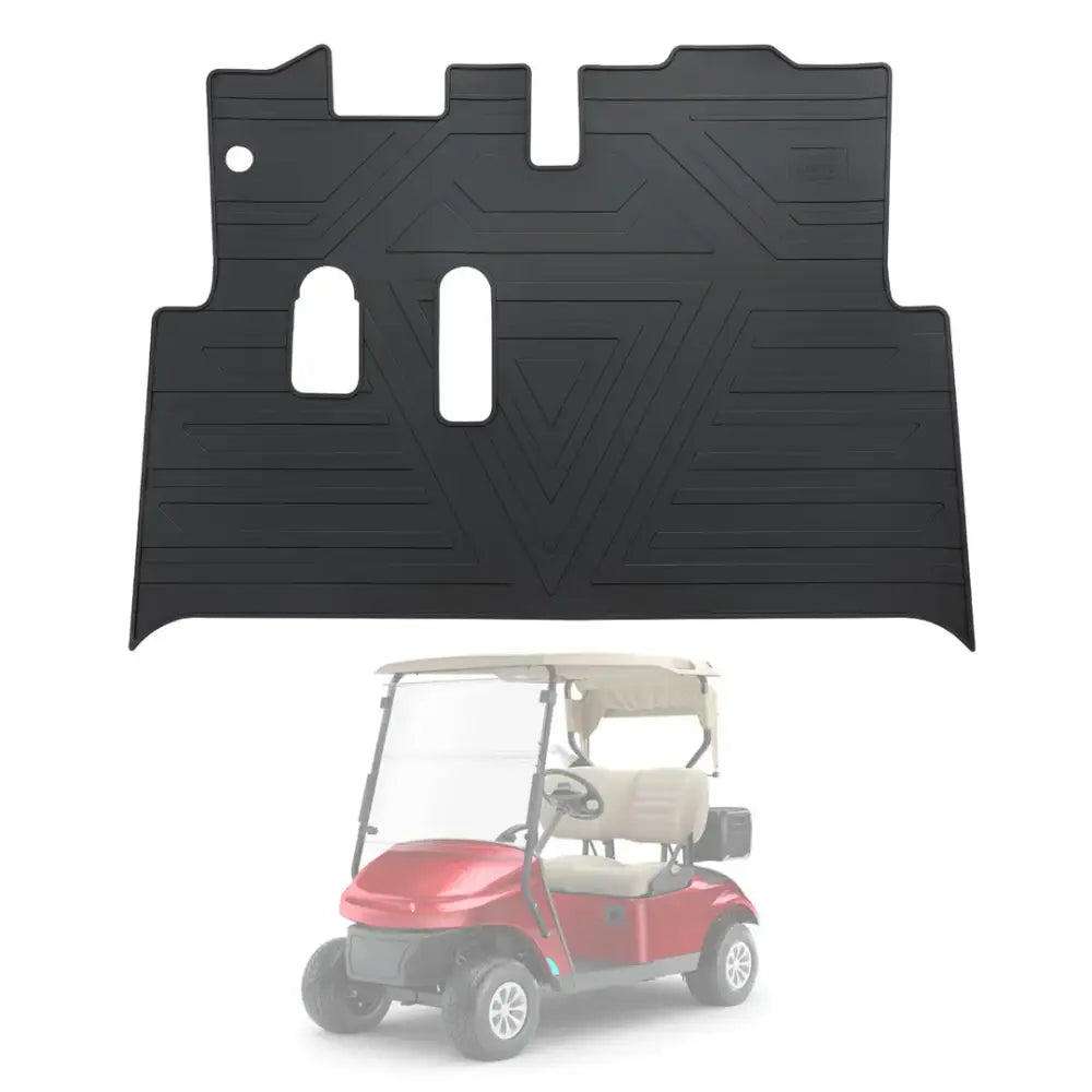 Golf Cart Mat Full Coverage Floor Liner (Black) for EZGO RXV