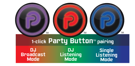 iNVITATION USB multi-sync wireless adapters with one-click Party Button pairing (2pcs) - Party Bar Speaker Speaker w/