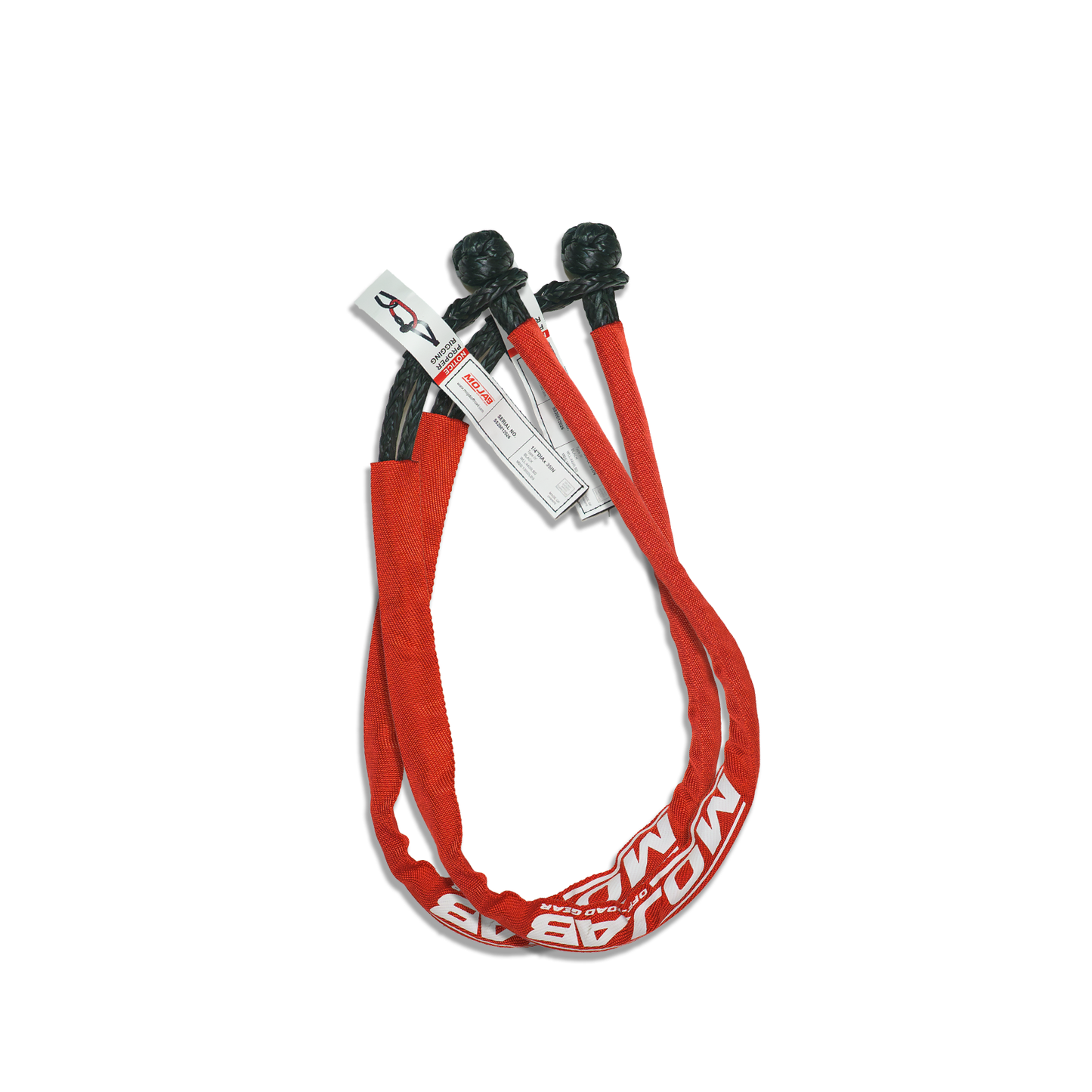 Long Reach 3/8’’ x 35’’ soft shackle (Set of 2 shackles) (lifetime Warranty) - Towing