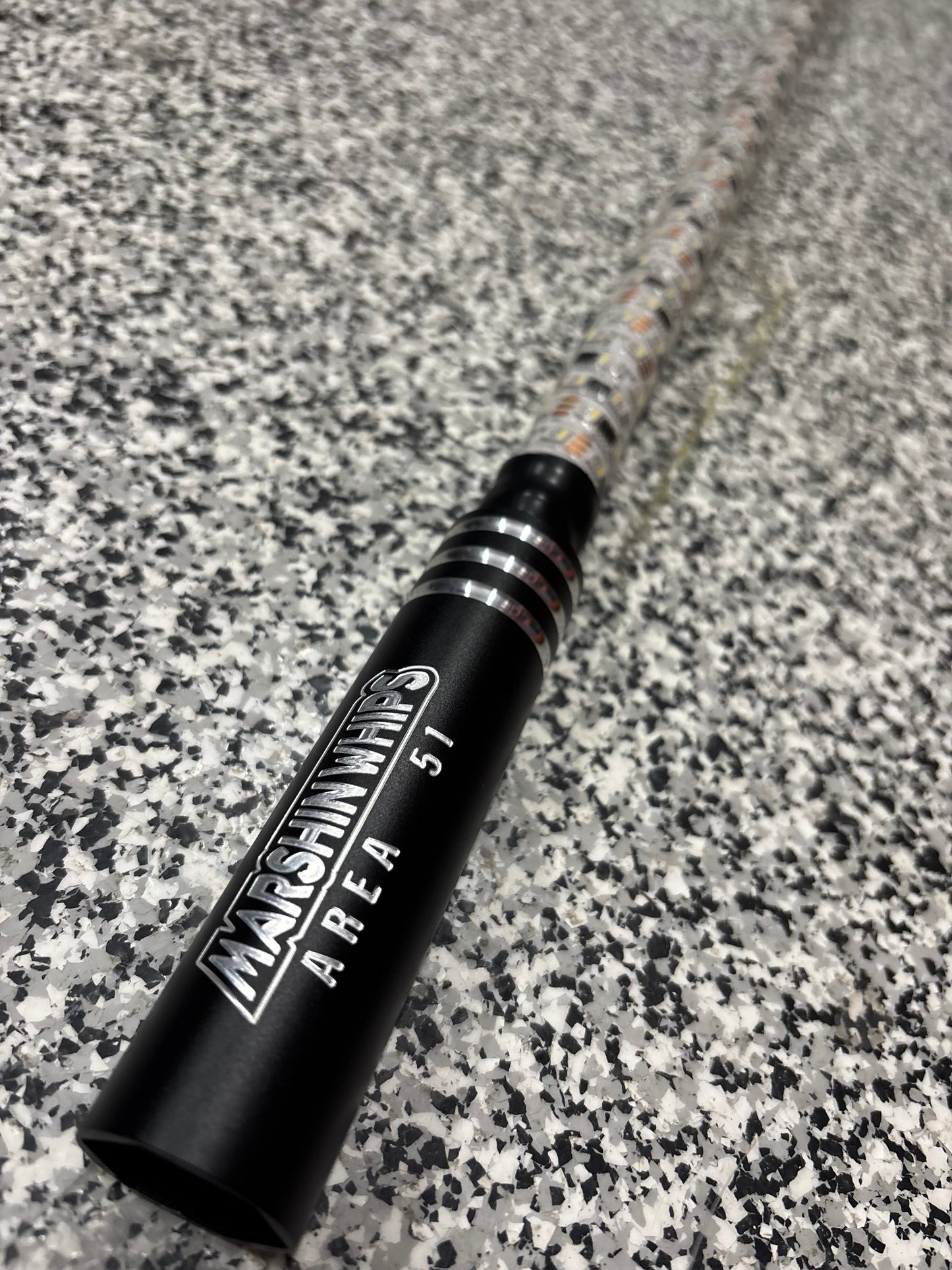 Marshin Whips Area 51 LED Whips: Carbon Fiber & Hidden Cables - Whip