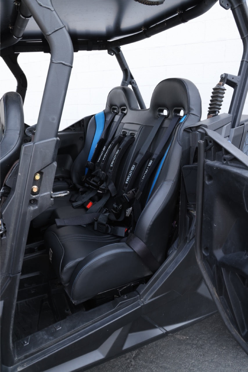 Maverick Sport Max Rear Bench with Harnesses (2019+) - Bench Seat