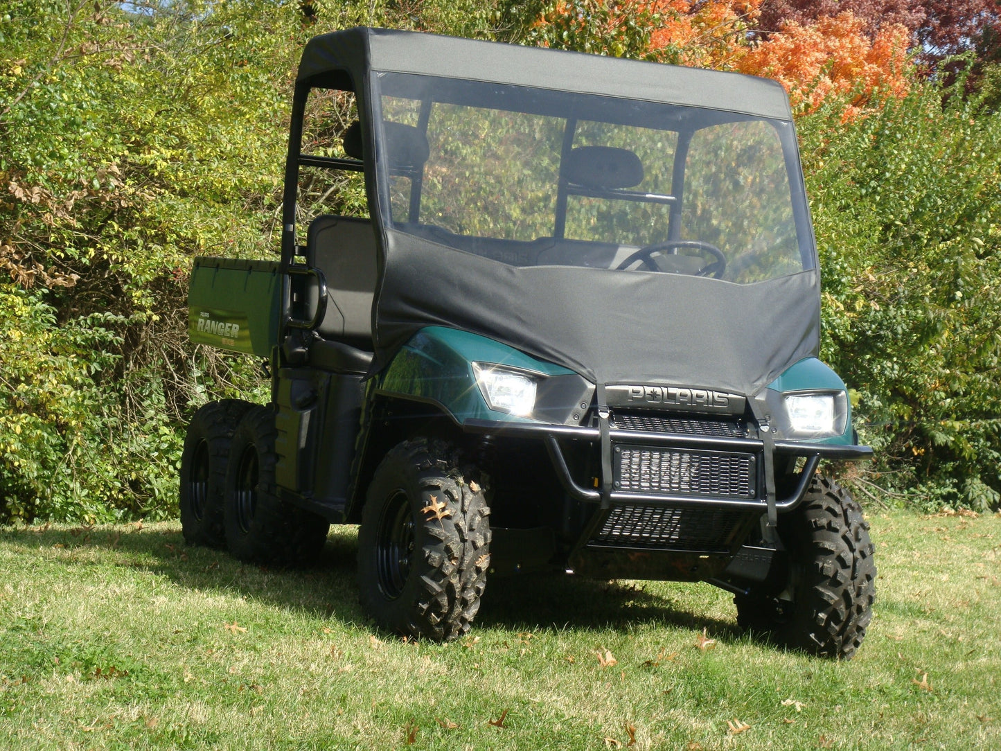 Polaris Ranger 2-Passenger 500/700 (2002-2008) - Vinyl Windshield/Top Combo - Windshield/Roof