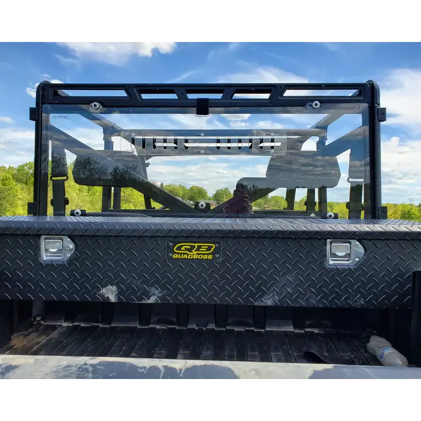Polaris Ranger Crew 1000 - 1 Pc Lexan Back Panel w/Vent Option
