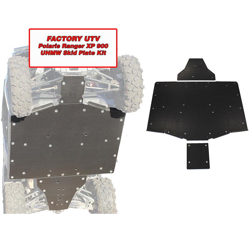 Polaris Ranger XP 900 UHMW Skid Plate - Skid Plates