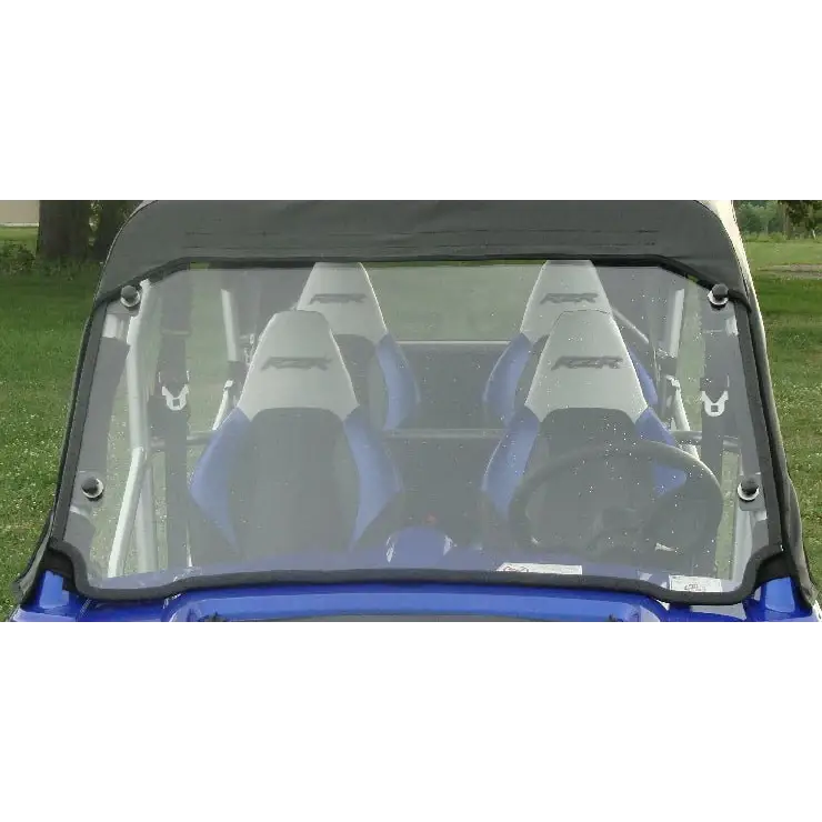 Polaris RZR 4-Seater - 1 Pc Windshield w/Vent and Clamp Options