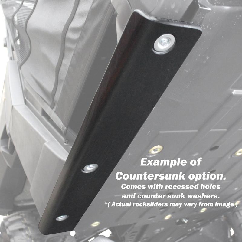 Polaris RZR 4 Seater UHMW Rock Sliders (older models) - RZR 4 900 / 4 1000 S (2014-2021+) / 3/8’’ / Standalone