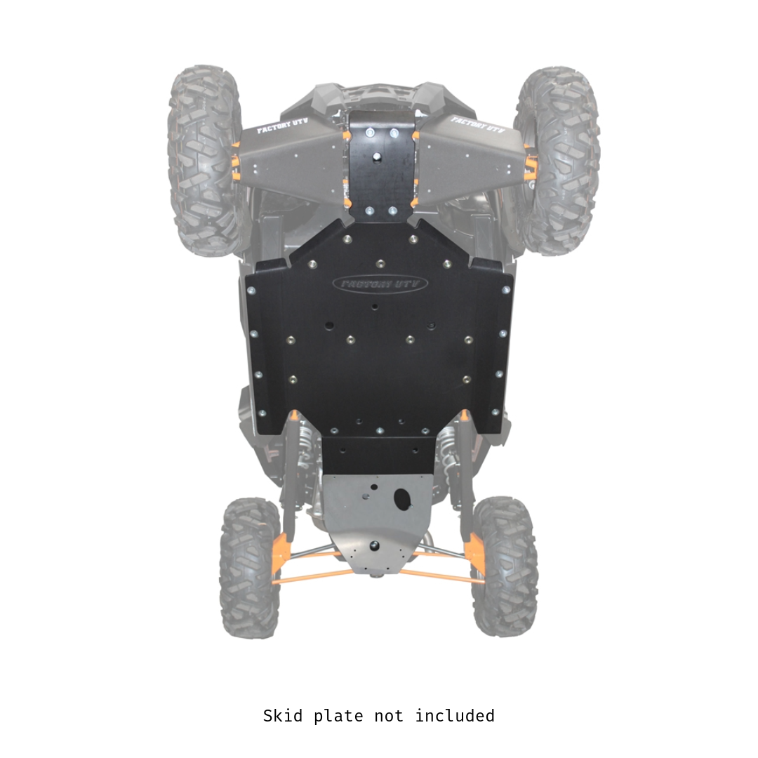 Polaris RZR XP 1000 & XP Turbo X-Brace for UHMW Skid Plate - X-Brace