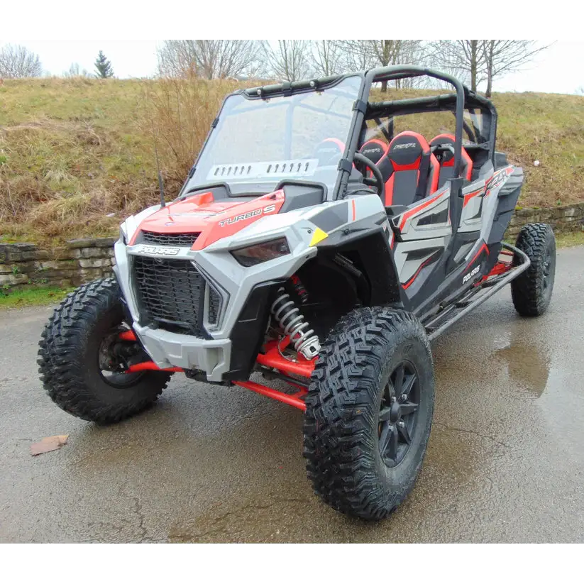 Polaris RZR XP 4 1000/XP 4 Turbo - 1 Pc Scratch-Resistant Windshield w/Vent and Clamp Options