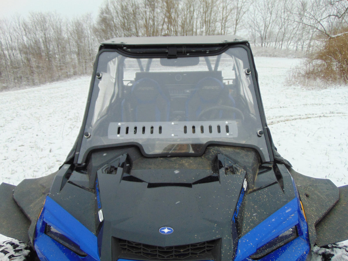 Polaris RZR XP Turbo S - 1 Pc Windshield with Clamp and Vent Options - Windshields