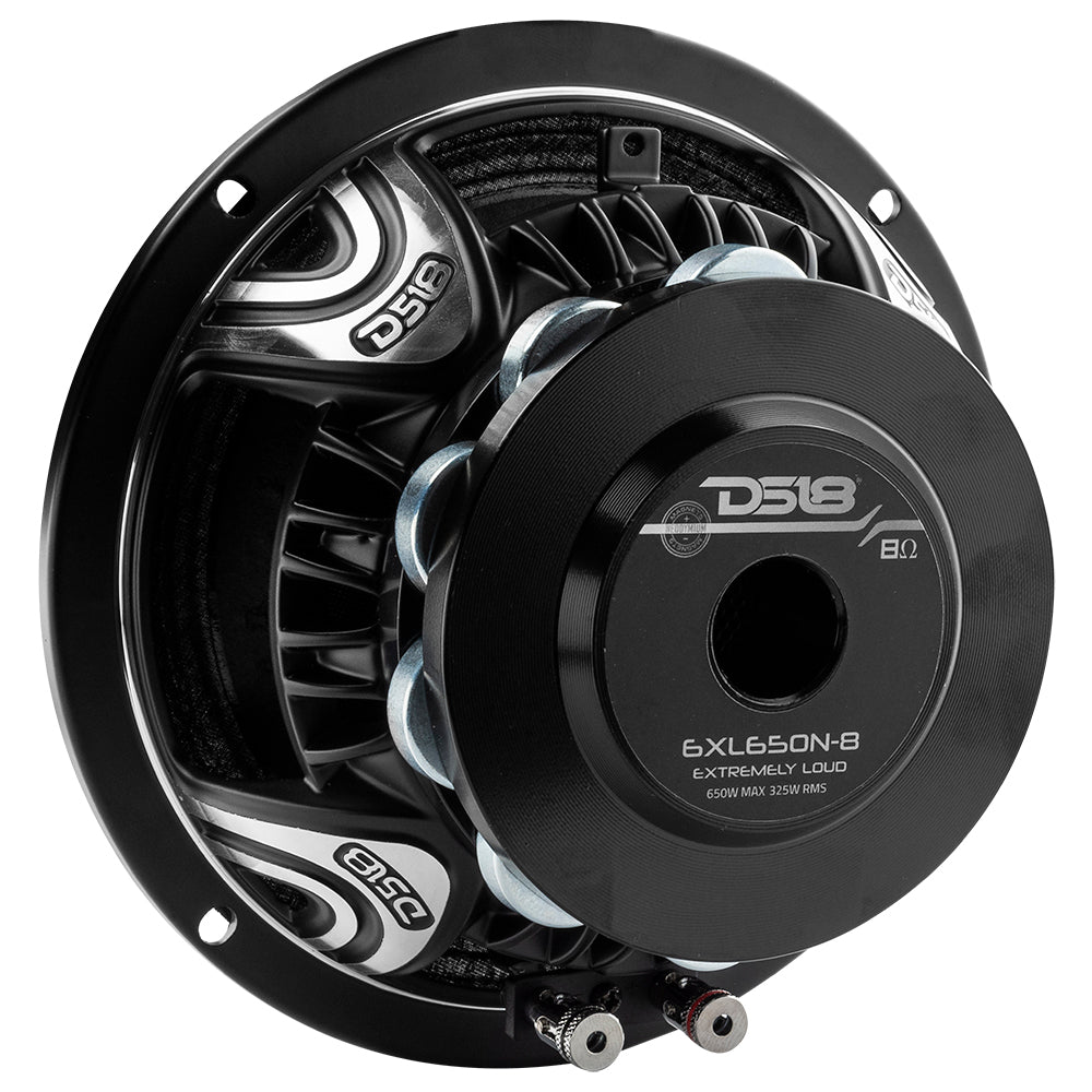 PRO 6.5 Inch Neodymium Mid-Range Loudspeaker 325 Watts Rms 8-Ohm DS18 - Car|Truck/SUV|Jeep|ATV/UTV|Marine