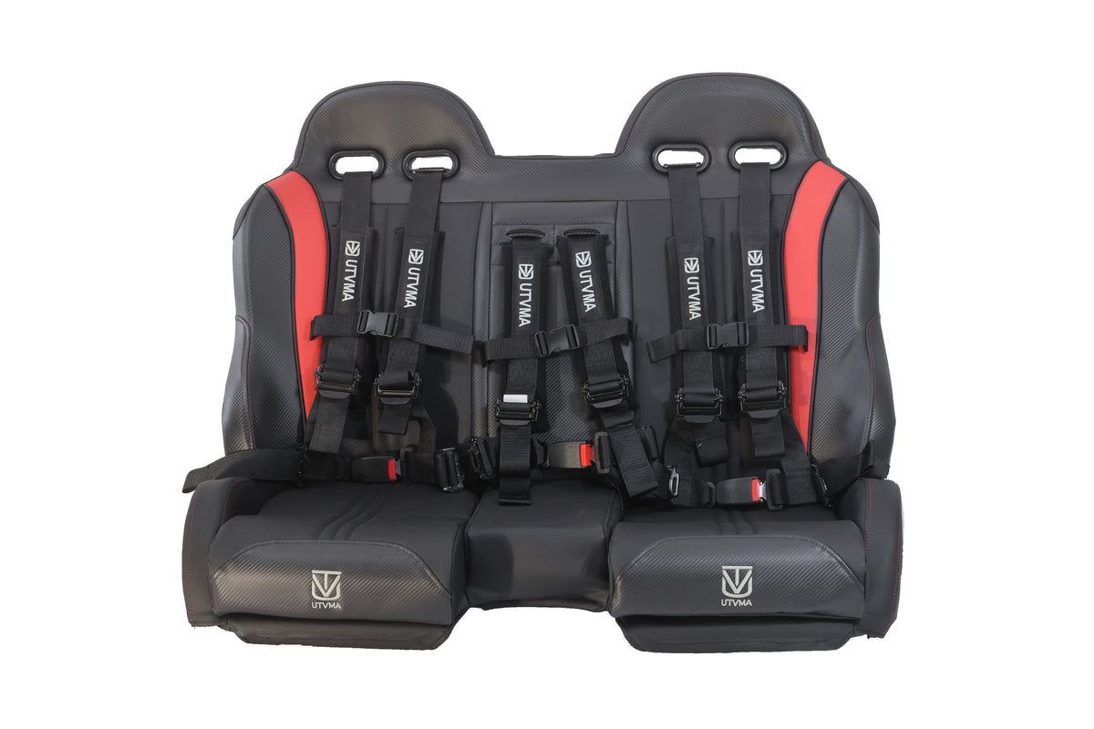 RZR Trail Front Bench Seat W Harnesses (2021+) - Bench Seat