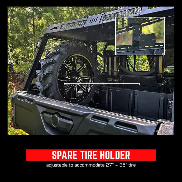 Seizmik Bed Rack Spare Tire Holder - Racks