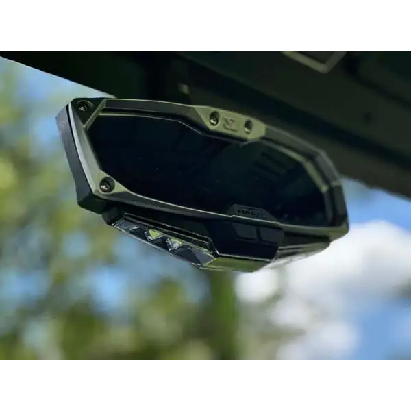 Seizmik Halo-RA LED Rearview Mirror with Cast Aluminum Bezel - CFMOTO - Mirrors