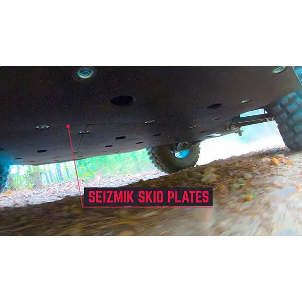 Seizmik UHMW Skid Plate with Rock Sliders Kit Polaris RZR XP 1000 - Turbo 4 Seater - Skid Plates