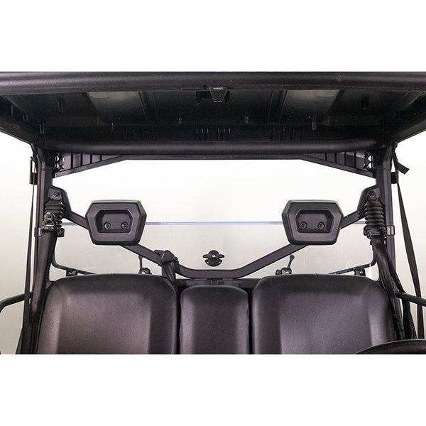 Seizmik UV Resistant Polycarbonate Rear Folding Windshield for Can-Am Defender