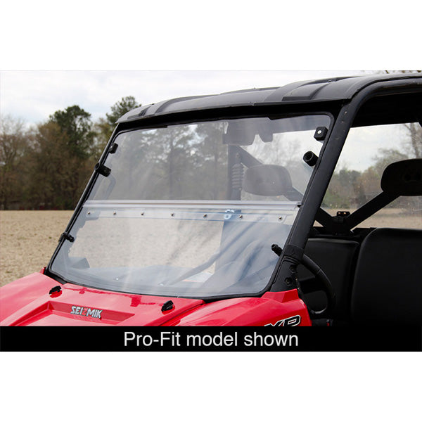 Seizmik Windshield Versa-Fold (UV Resistant Poly) Polaris Full Size Round Tube Ranger