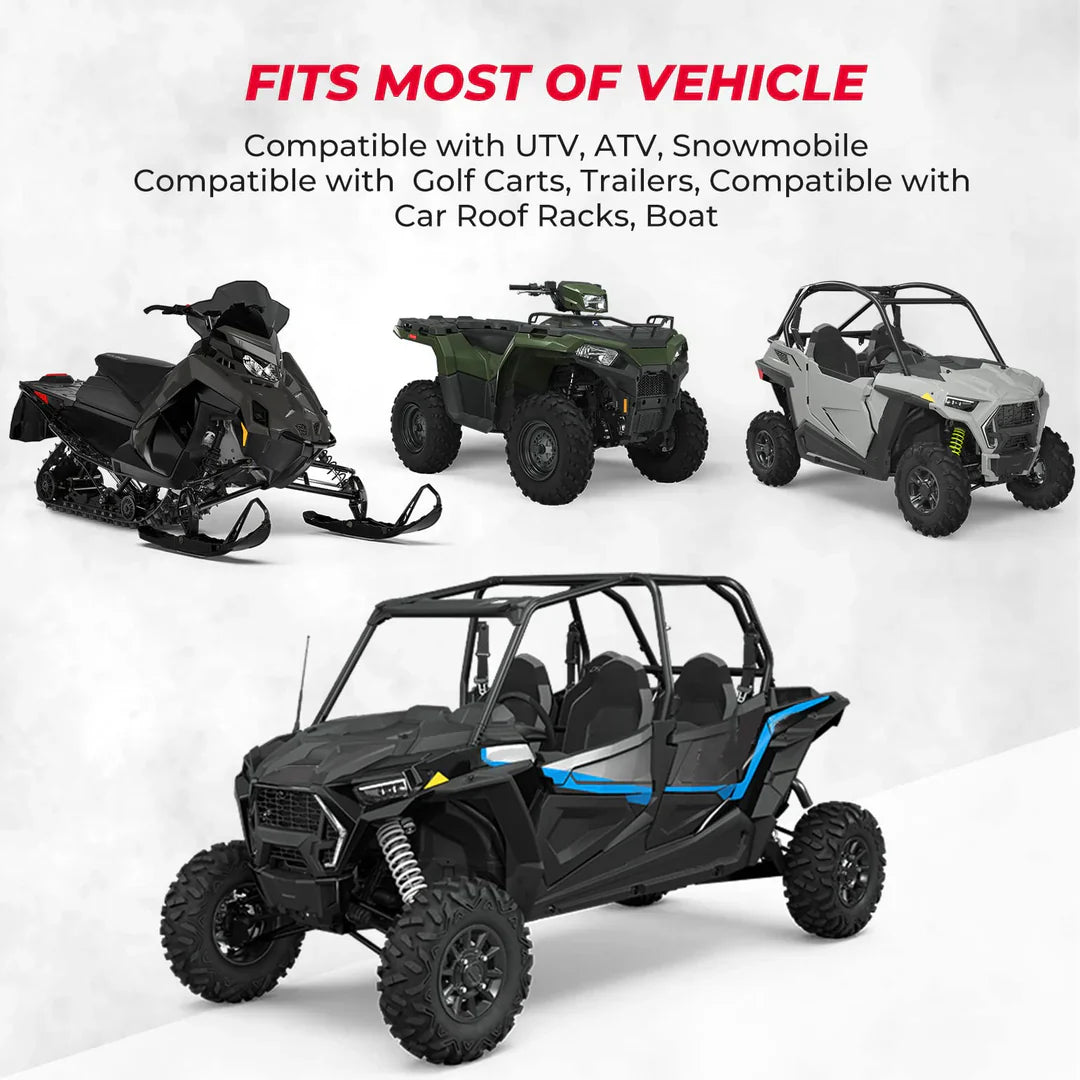 Shovel Holder Rubber Roof Rack Straps Fits 1.5’’-3.5’’ Diameter Tools