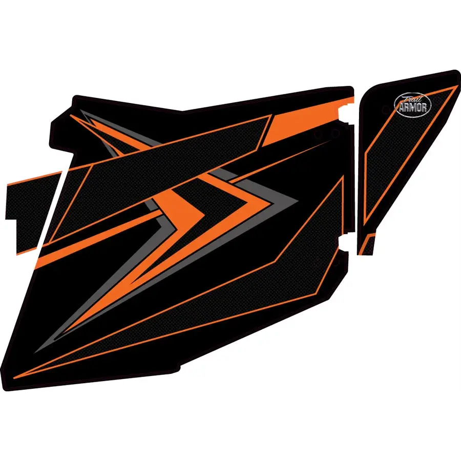 Trail Armor GenX Slide On Four Door Graphics Kit - 2014 RZR 4 XP 1000 Titanium Matte Black - Graphics