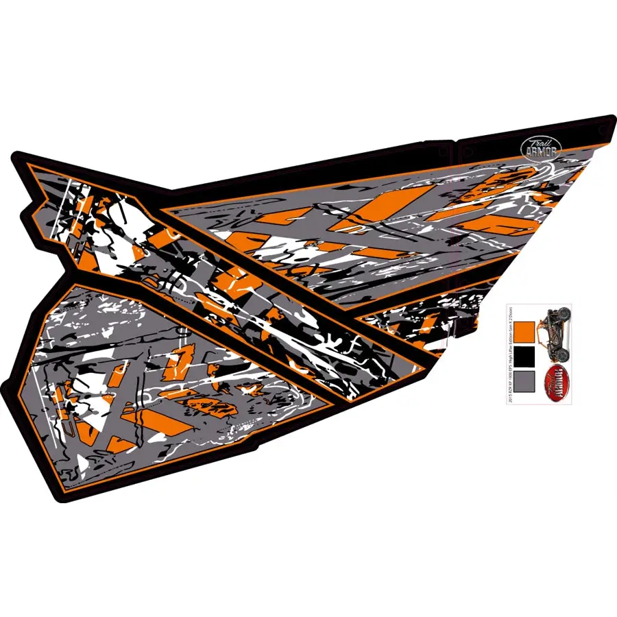 Trail Armor GenX Two Door Graphics Kit - 2015 RZR XP 1000 EPS High Lifter Edition Stealth Black - Graphics