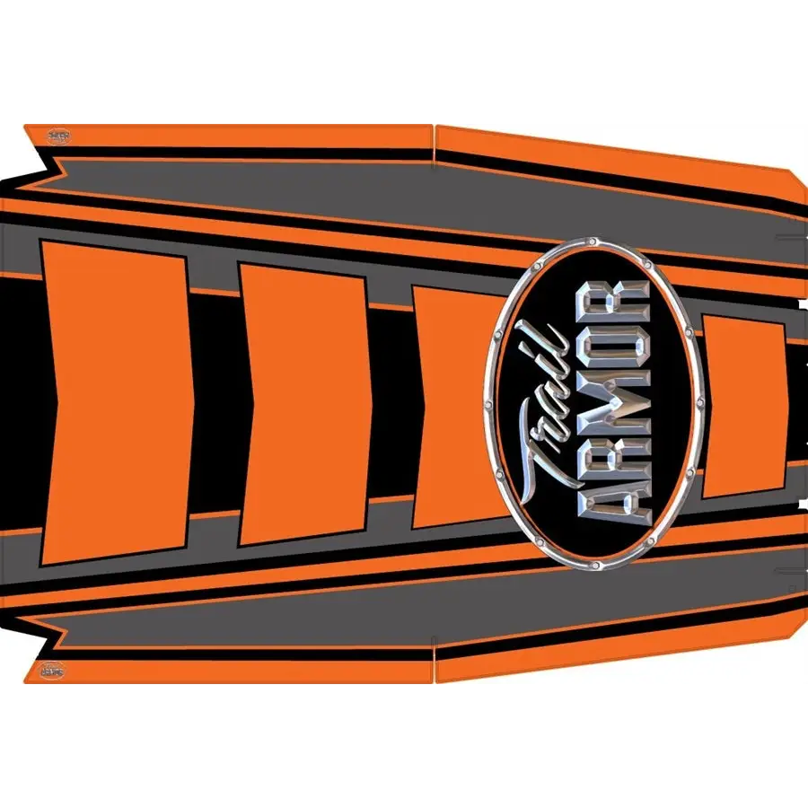 Trail Armor graphics for Polaris 2014 RZR 4 XP 1000 Titanium Matte Metallic Hard Top Roof - Graphics