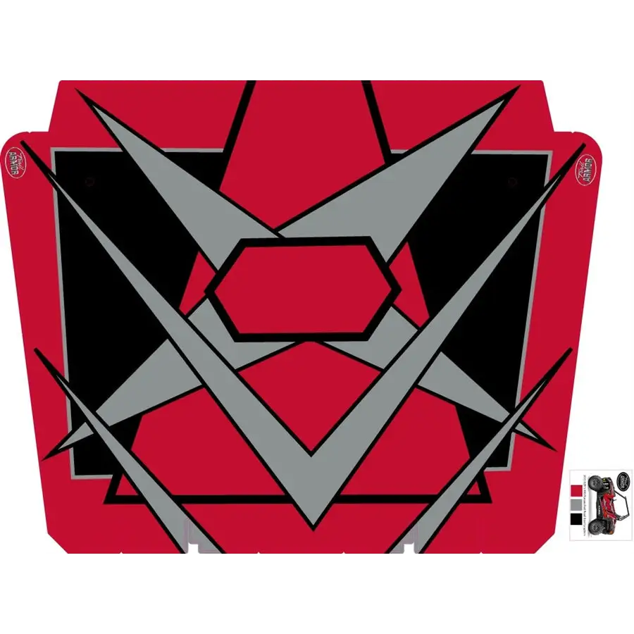 Trail Armor graphics for Polaris 2015 RZR S 900 EPS HAVASU RED PEARL Hard Top Roof - Roofs