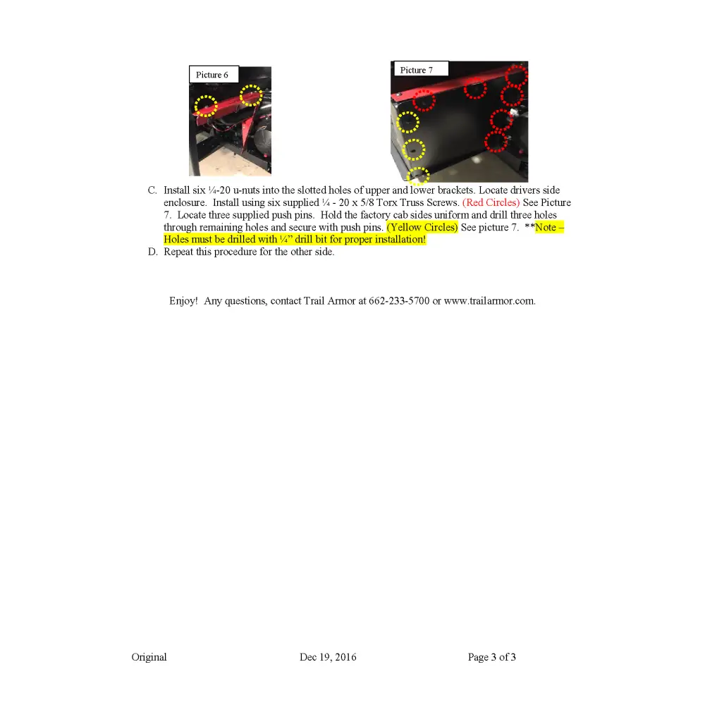 Trail Armor Ranger Midsize 570 Ranger Midsize 570 Crew and Ranger Midsize 500 Underbed Mud Shield with Fender