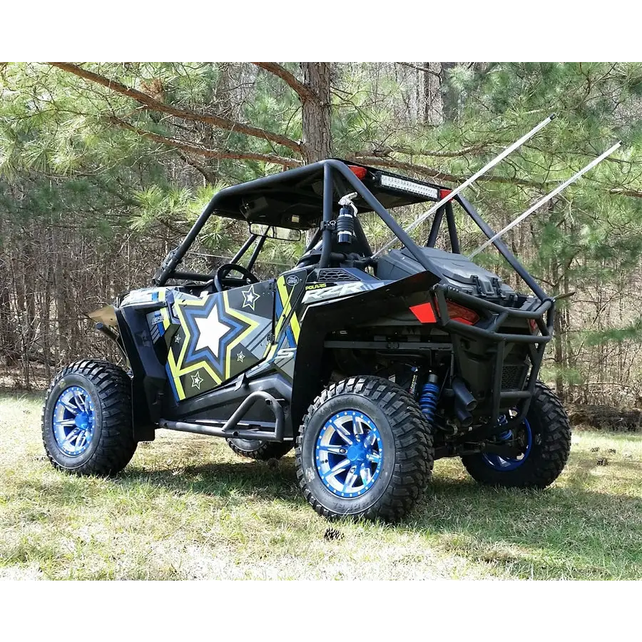 Trail Armor Slimline EZ On Two Door Graphics Kit - 2015 RZR S 900 EPS Black Pearl - Graphics