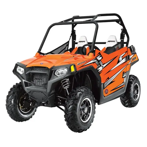 Trail Armor Slimline Two Door Graphics Kit - 2011 RANGER RZR 800 EPS Orange Madness - Graphics