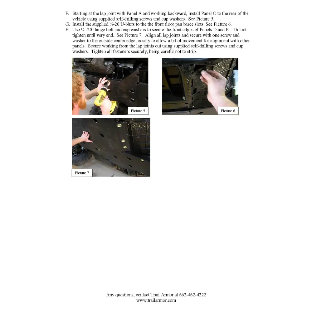 Trail Armor Yamaha Rhino 700 Full Skids with Slider Nerfs 2008 - 2013 - Skid Plates