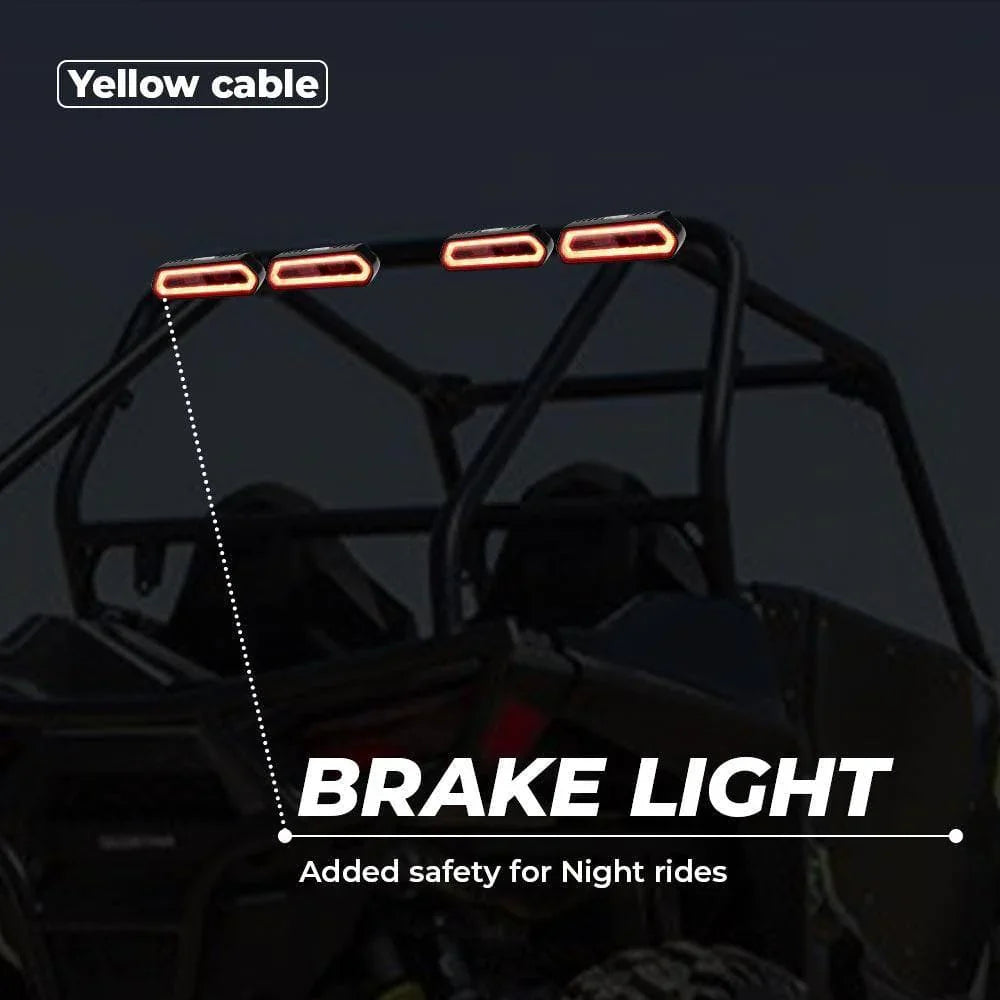 Universal Roll Bar Tail Light For RZR Ranger Maverick X3