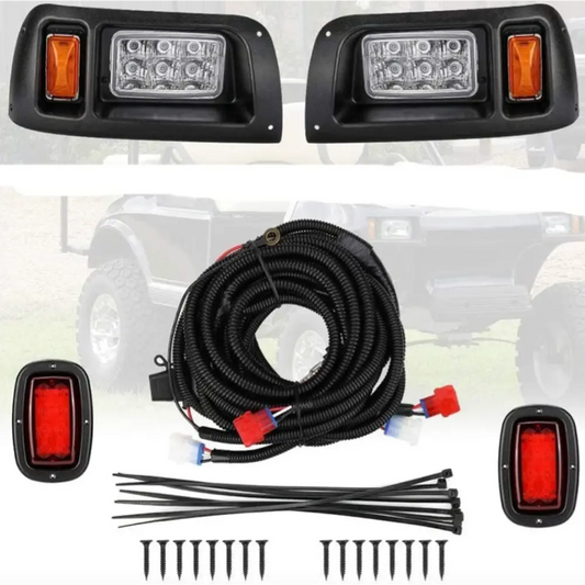 12V LED Headlight & Tail Light Kit for Gas & Electric Forfor Club Car