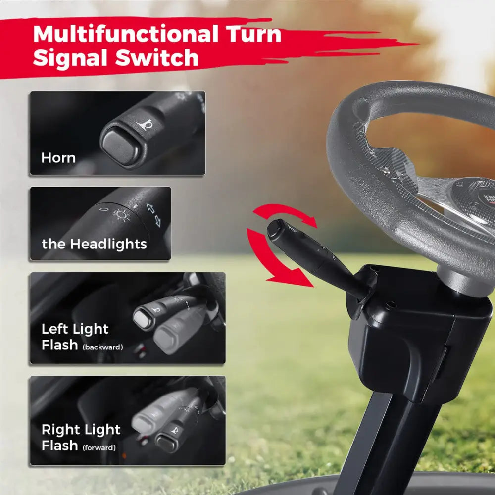 12V Street LED Light Kit For Club Car DS 1993-Up