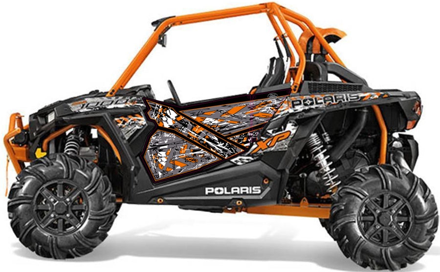 Trail Armor GenX Two Door Graphics Kit - 2015 RZR XP 1000 EPS High Lifter Edition Stealth Black