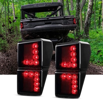 Under Seat Storage Box & Tail Light Fit Polaris Ranger