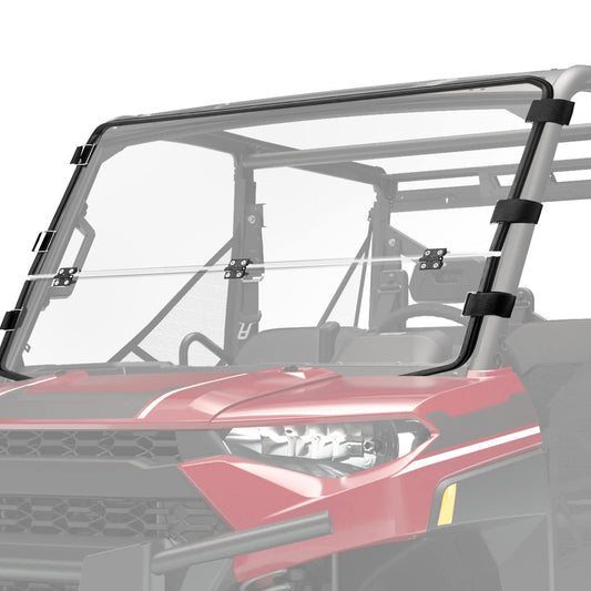2-IN-1 Flip Up Windshield for Ranger 1000/XP 1000/Crew 2017-2023