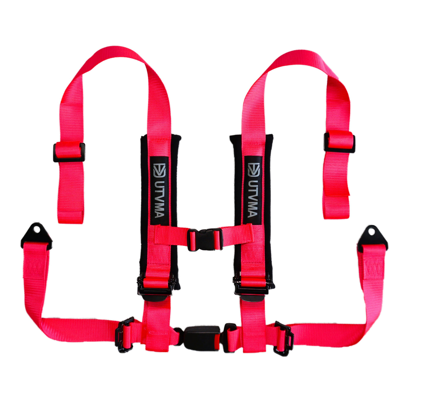 2-inch 4-point Harness with Auto Buckle - Pink - Vehicle Parts & Accessories