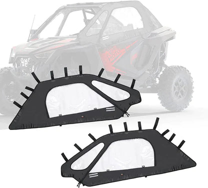 2 Soft Upper Doors & Lower Door Panels Insert Kit for RZR Pro XP 2020-2023