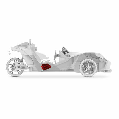 2015-2019 Polaris Slingshot Loaded 6.5 Inch Side Panel Enclosure (PRO-SM6.2 PRO-GRILL6-MS/BK and ZXI-T1 Included) DS18