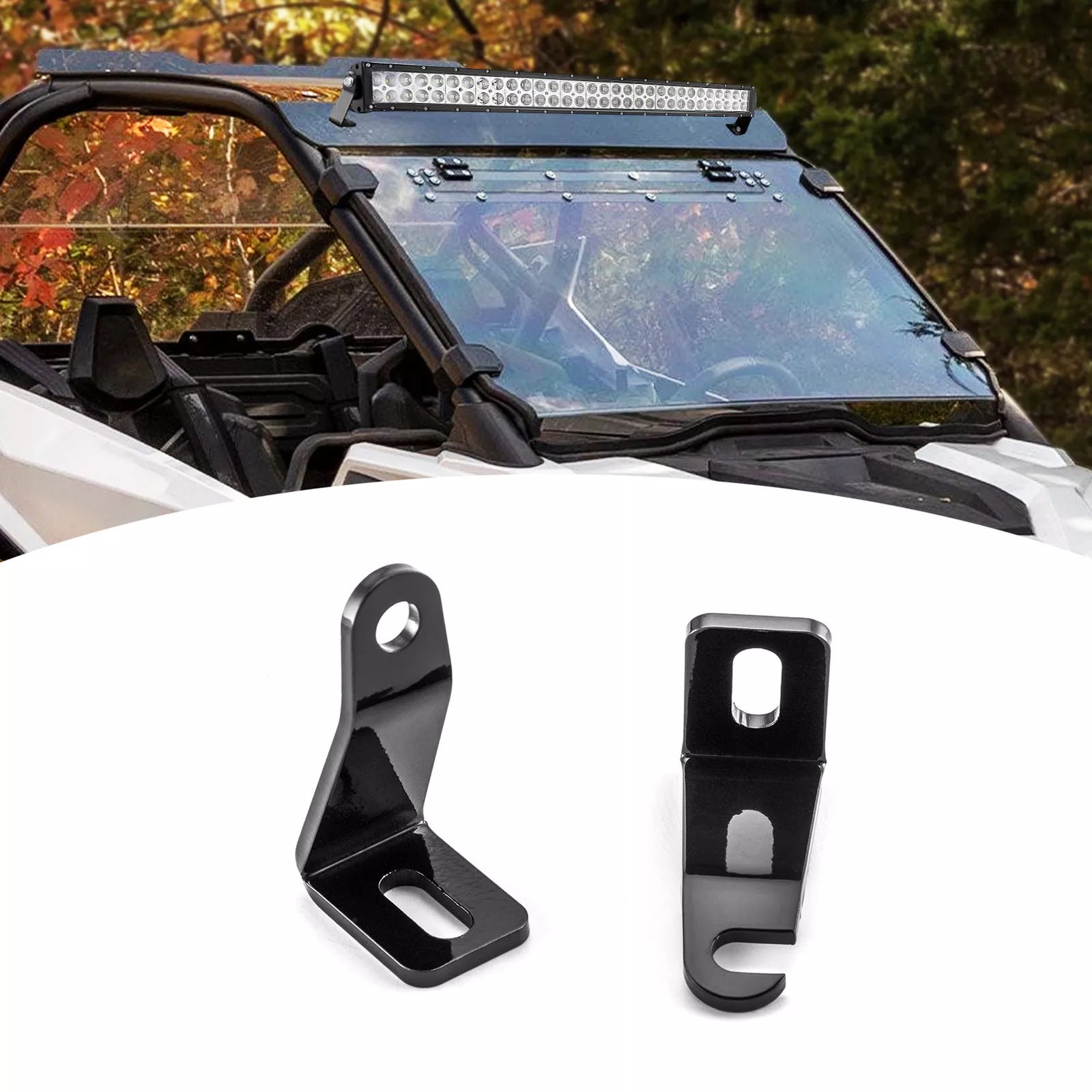 2020-2024 Polaris RZR Pro XP/Turbo R 32’’ LED Light Bar Mount Bracket - Brackets and Mounts
