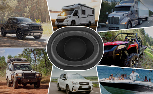 2PCS UTV Universial Speaker Pods for 6.5’’ Speakers